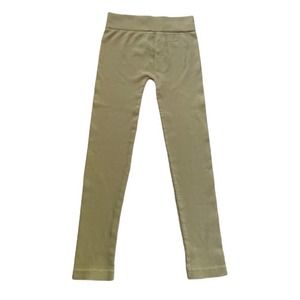 Avocado Seamless Green Capri Cropped Leggings Tights Size S/M